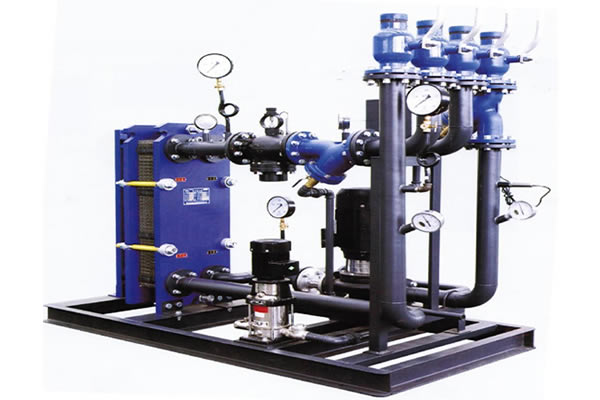 PLC自動無人值守板式換熱機組