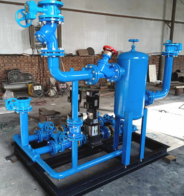 高低層并網(wǎng)直連采暖機組